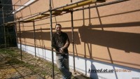 фасад дома фото частных домов штукатурка короед цена