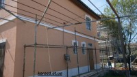 фасад дома фото частных домов штукатурка короед цена