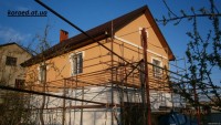фасад дома фото частных домов штукатурка короед цена
