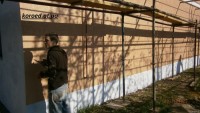 фасад дома фото частных домов штукатурка короед цена
