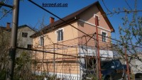 фасад дома фото частных домов штукатурка короед цена
